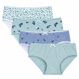 Four-pack of panties (ages 2–10)