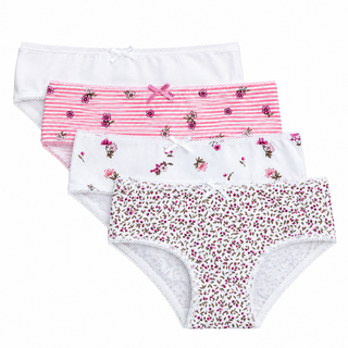 Four-pack of panties (ages 2–10)