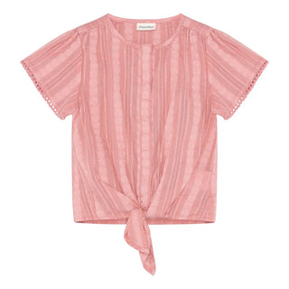 Blouse avec nœud (4-8 Ans)