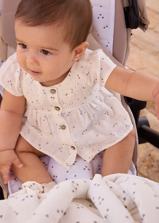 Ensemble blouse et shorty (6-9 Mois)