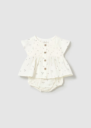 Ensemble blouse et shorty (6-9 Mois)