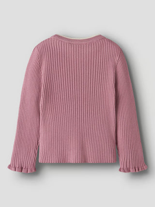 Ruffled Ribbed T-shirt (1-8 Years)