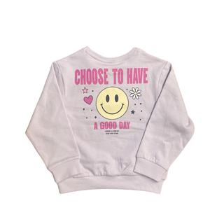Sweatshirt avec sourire (2 à 8 ans)