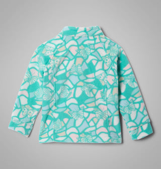 Printed fleece jacket