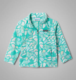 Printed fleece jacket
