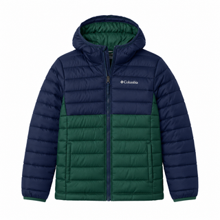 Boy's Powder Lite II Hooded Jacket -Columbia