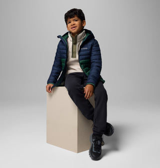 Boy's Powder Lite II Hooded Jacket -Columbia