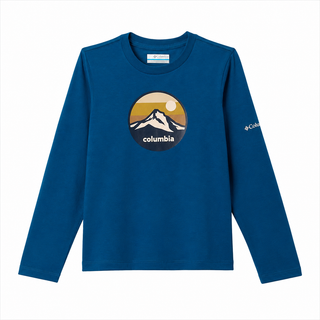 Boys' Dobson Pass II Printed Long Sleeve T-Shirt -Columbia