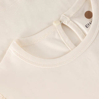 T-shirt crème fille (4-10 Ans)