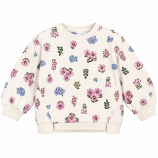 Floral fleece sweatshirt (6-4 years)