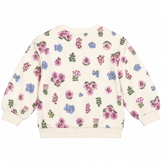 Floral fleece sweatshirt (6-4 years)
