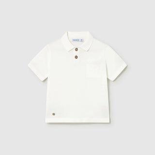 Polo blanc (6-24 Mois)
