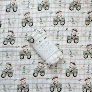 Sheep Muslin at the farm