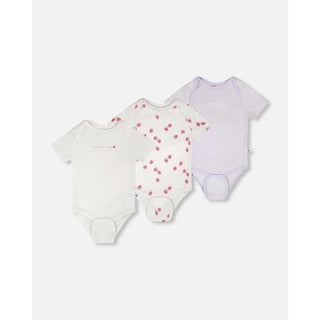 Set of 3 grow-with-me bodysuits