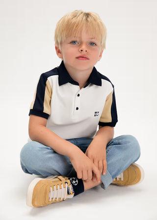 Boys' combined polo shirt