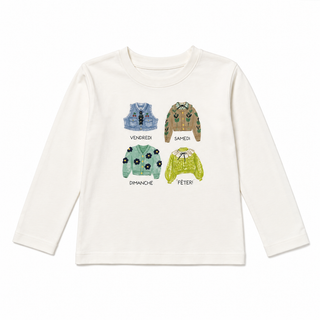 Long-sleeved top with hair accessory (2-10 years)