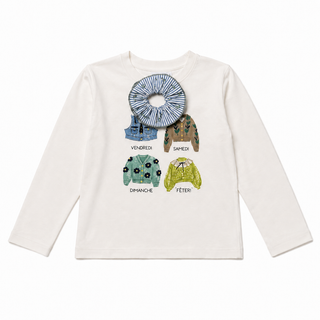 Long-sleeved top with hair accessory (2-10 years)