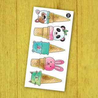 Animal cone tattoos