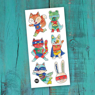 Superhero Animal Tattoos