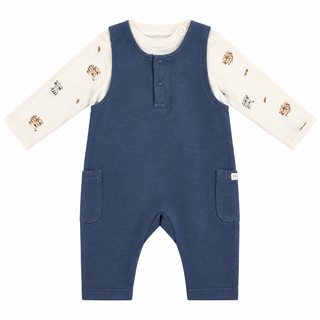 Two-piece overall set (0-12 months)