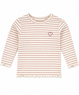 Striped Ribbed T-Shirt (2-10 Years)