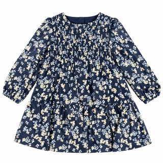 Floral long-sleeved dress (2- 8 years)
