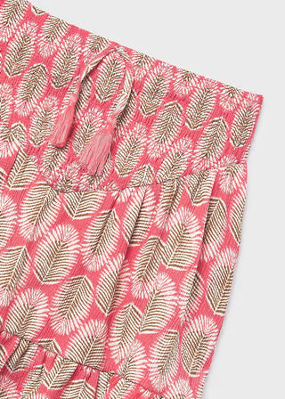 Jupe-Short imprimé feuilles (8-16 Ans)
