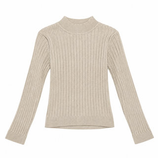 High-neck long-sleeve T-shirt (8-16 years)