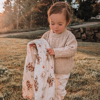 Sheep Muslin at the farm