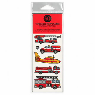 Fire truck tattoo