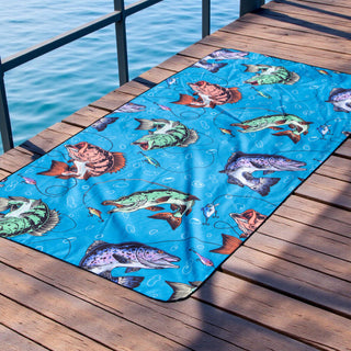 Serviette de Plage Aventure de Pêche