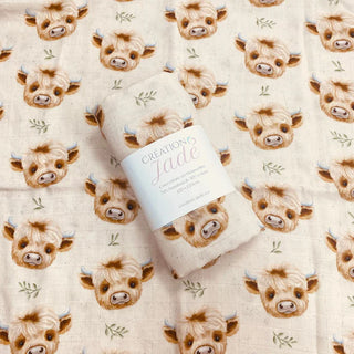 Highland Cow Muslin