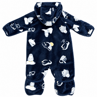 Plush teddy bear snowsuit (3-24 months)