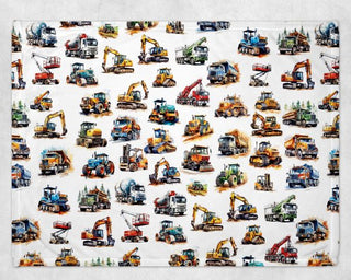Couverture de minky  Camion lourd