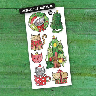 Christmas Cat Tattoo