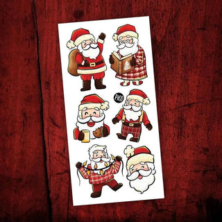 Santa Claus in pajamas tattoo