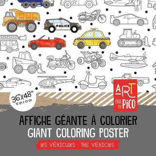Giant coloring poster