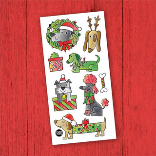 Christmas Dogs Tattoo