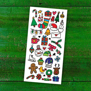 Christmas Doodle Tattoo
