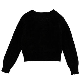 Black floral cardigan (2-10 Years)