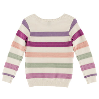 Chandail en tricot rayé (2-10 Ans)