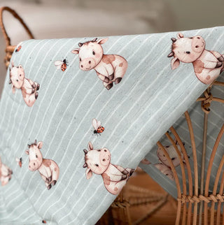 Sheep Muslin at the farm
