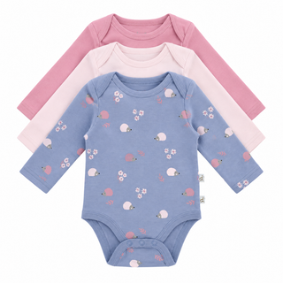 Grow-with-me bodysuits 3-pack (3-24 months)
