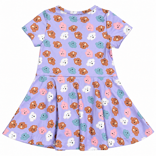 Dog-print dress (2-8 years)