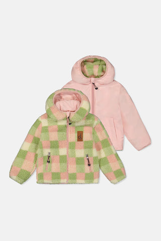 Two by Two reversible mid-season coat