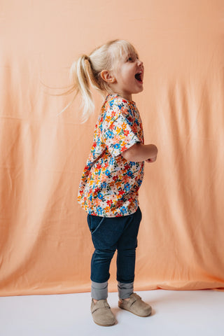 Oversized floral T-shirt