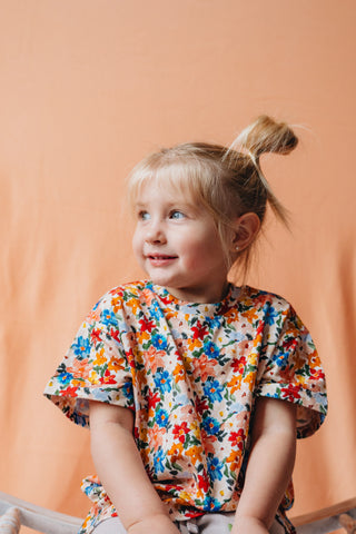 Oversized floral T-shirt