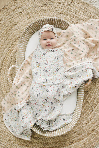 Doudou Mousseline Abeilles