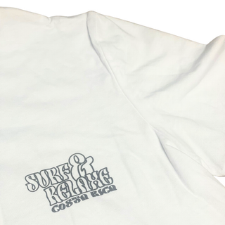T-shirt blanc "Surf&Relax" (S-XXL)