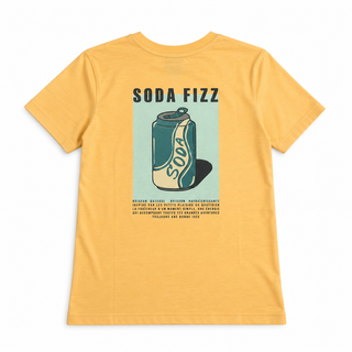 T-shirt orange "Soda Fizz" (S-XXL)